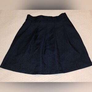 Izod Navy Blue Pleated Uniform Skirt Girl's 14
